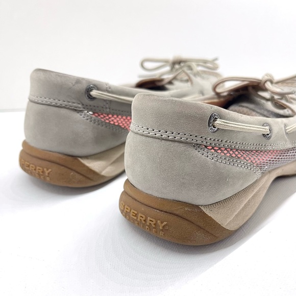 SPERRY TOP-SIDER — WOMENS ROSEFISH BOAT SHOES, MEMORY FOAM, PINK & GREY, US 7.5M - Picture 11 of 16